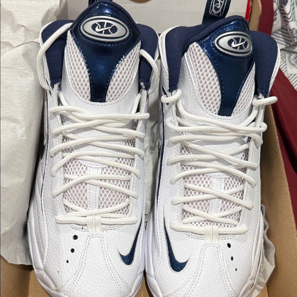 Nike Blue and White Sneakers
